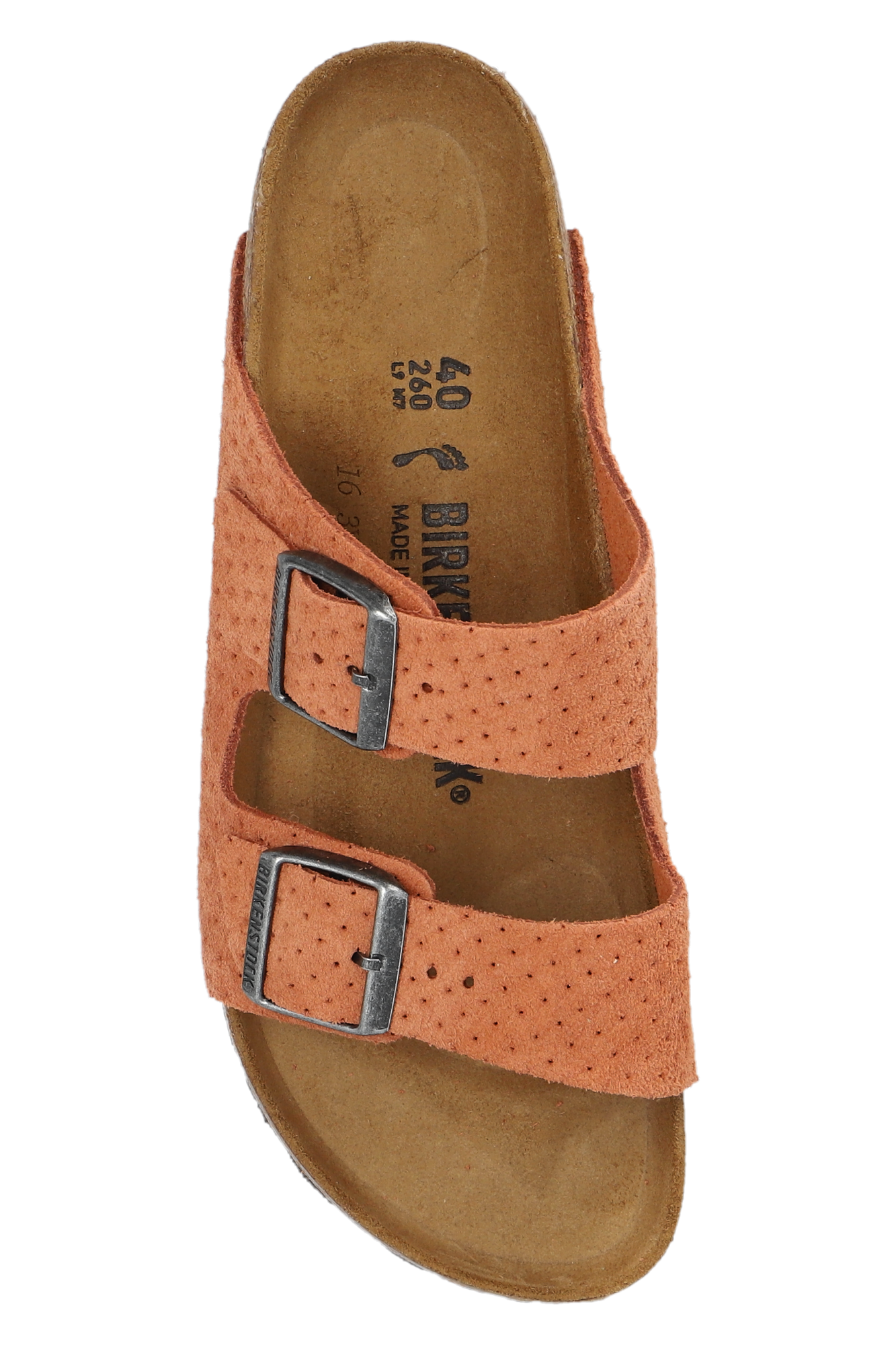 Orange suede online birkenstocks